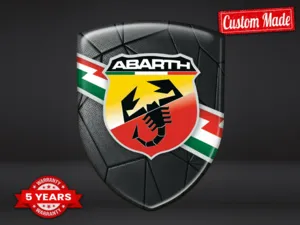 Fiat Abarth Pegatinas Auto Personalizadas Estrella Alta Gama Minimalista